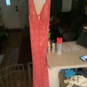 Prom dress /peach colored